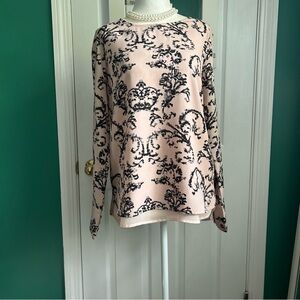 The Limited Pink/Black Blouse XSmall